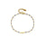 Bracelet perlé pour femme avec pendentif plume dorée, au style bohème chic et coloré – Alberto Bijoux