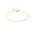 Bracelet fin doré pour femme avec mini perles, au style délicat, raffiné et minimaliste – Alberto Bijoux