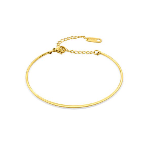 Lueur Fine – Bracelet Ajustable Doré - Alberto Bijoux
