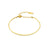 Bracelet ajustable fin doré pour femme, au style minimaliste, discret et raffiné – Alberto Bijoux