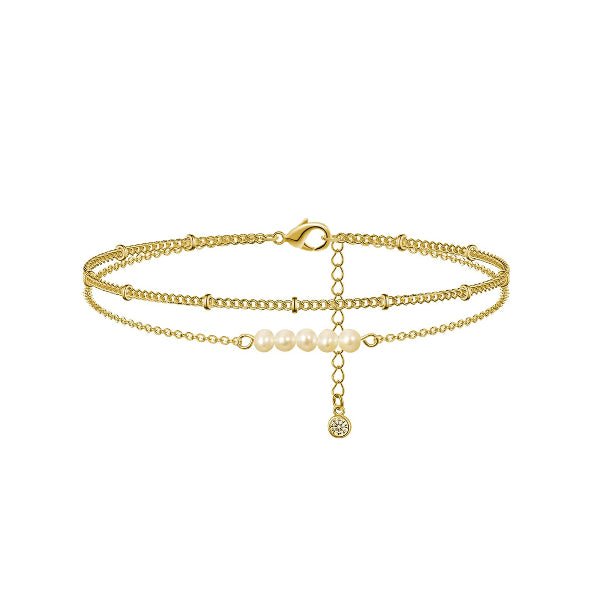 Perla – Bracelet Multi - Rangs Doré & Perles Douces - Alberto Bijoux