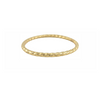 Bracelet bangle doré torsadé “Twista” en acier inoxydable – diamètre intérieur 63mm