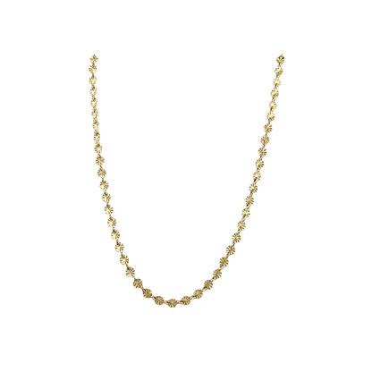 Chaîne Fiora – Motifs Floraux Dorés - Alberto Bijoux