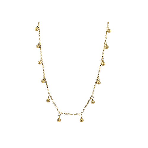 Chaîne Luma – Pampilles Dorées Mobiles - Alberto Bijoux