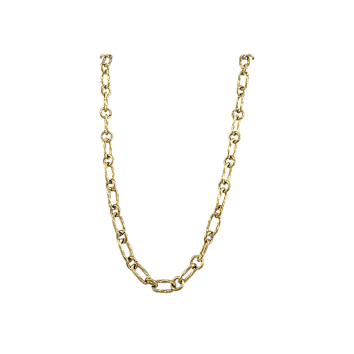 Chaîne Martela – Maillons Martelés Dorés - Alberto Bijoux