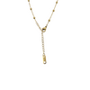 Colorful flower pendant necklace 18-inch with extension