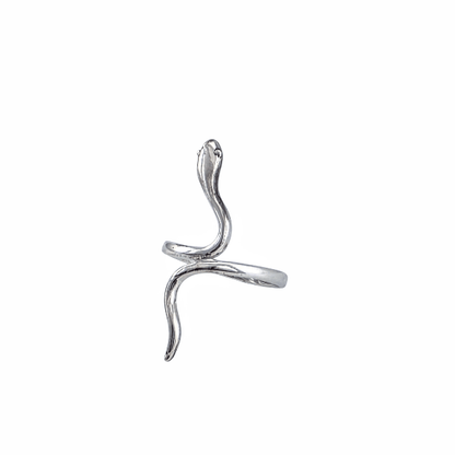Cobra Enroulé Argent Sterling 925 - Bague Serpent Mystique - Alberto Bijoux