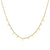 Collier doré avec fines gouttes pendantes, design élégant et lumineux Pluie d'Or – Alberto Bijoux
