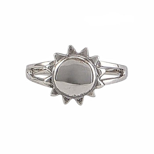 "Cosmos Argenté" - Bague Argent Solaire Sculptée - Alberto Bijoux