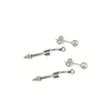 925 silver arrow earrings
