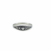 Bague phases de lune en argent sterling 925 Lunara – Bijoux mystiques Alberto Bijoux Montréal