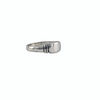 Bague style sceau en argent sterling 925 Néo – Bijouterie Alberto Bijoux