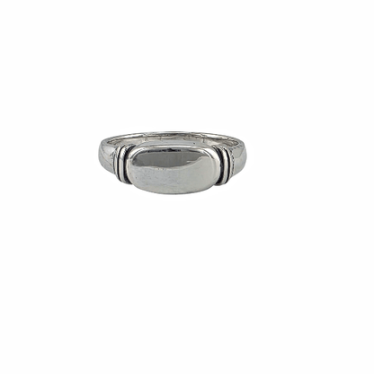 Néo – Bague Style Sceau en Argent Sterling 925 - Alberto Bijoux