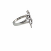 Papillon Libre – Bague Papillon Argentée Ajourée