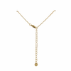 “Solemnity” Necklace – Gold Chain with Diamond Patterns