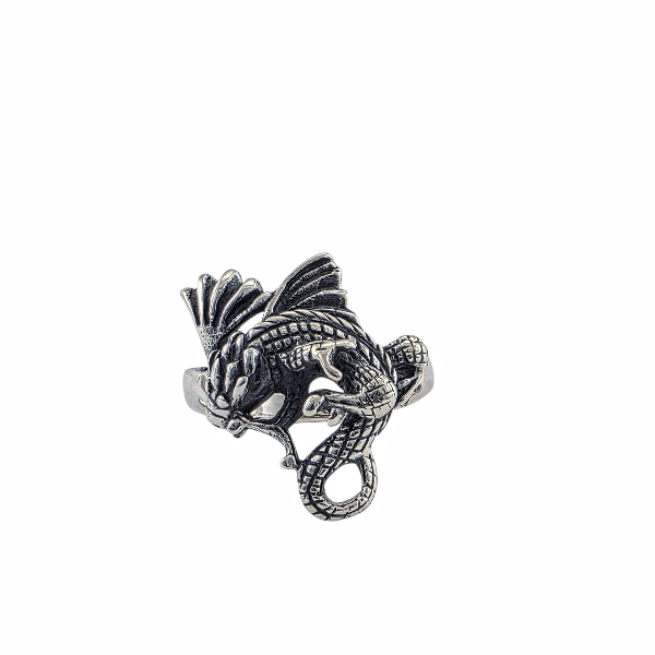 Ryuu – Bague Dragon en Argent Sterling 925 - Alberto Bijoux
