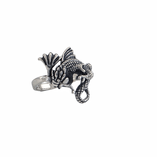 Ryuu – Bague Dragon en Argent Sterling 925 - Alberto Bijoux