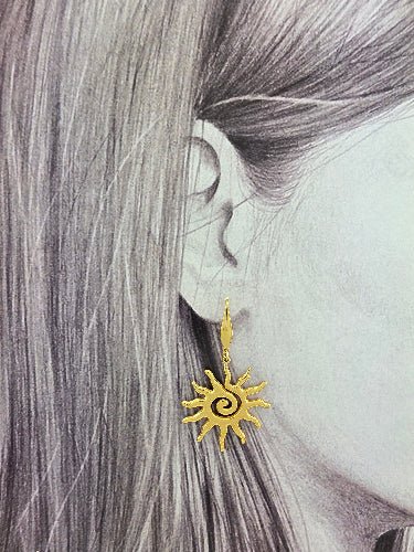 Solaria – Boucles Soleil Doré - Alberto Bijoux