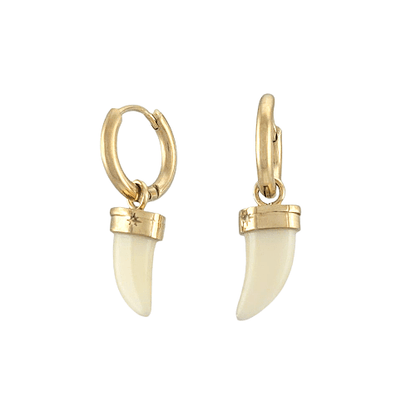 Talisca – Mini Créoles Croc Doré - Alberto Bijoux