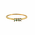 Bague dorée fine avec trois petites opales – tailles 6 à 9 Alberto bijoux