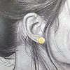 Classic Dome Earrings in Gold-Plated Steel
