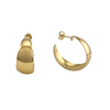Steel Earrings – Bold Modern Curves