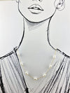 Luxury Pearl Chain – Oval Pearl Necklace