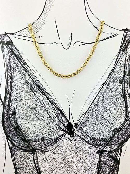 Cordella Chain – Gold Twisted Links