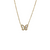 Collier papillon nacré 10x12 mm en acier inoxydable doré – Alberto Bijoux Montréal