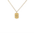 bijou étoile en acier inoxydable doré Alberto Bijoux